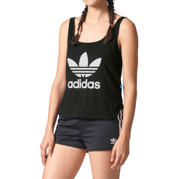 NWT ADIDAS Originals Crop Tank Top - Picture 4 of 8